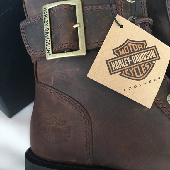 Last pair! Size 8.5 Harley Davidson Rustic Brown - Picture 5 of 8
